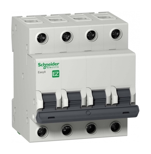 Автоматический выключатель Schneider Electric Easy9 4P 63А (B) 4.5кА