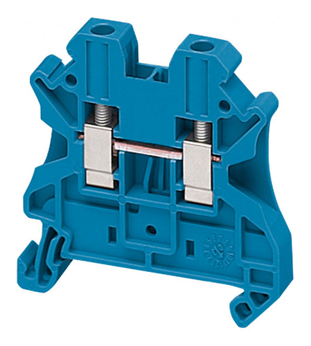 Клеммник винтовой проходной Schneider Electric Linergy TR 4 мм², синий, NSYTRV42BL