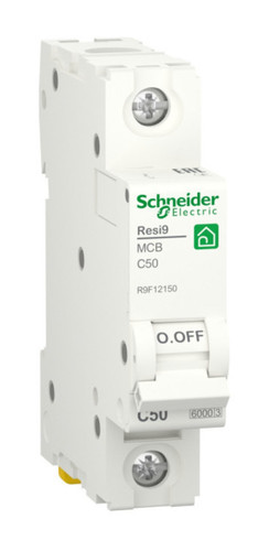 Автоматический выключатель Schneider Electric Resi9 1P 50А (C) 6кА, R9F12150