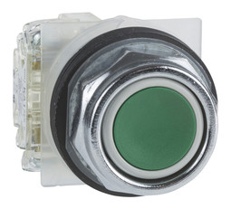 Кнопка Harmony 30 мм, IP66, Зеленый