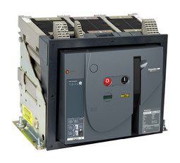 Воздушный автомат EasyPact MVS ET5S 1600А 3P, 50кА, электронный, стационарный, MVS16N3MF5L