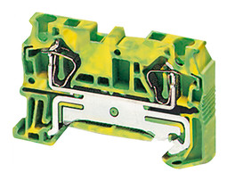 Пружинная клемма для заземления TERMINAL 4 мм², желто-зеленый, NSYTRR42PE