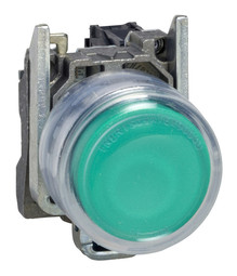 Кнопка Harmony 22 мм, 24В, IP66, Зеленый