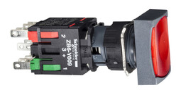Кнопка Harmony 16 мм, 24В, IP65, Красный