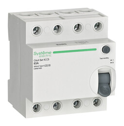 Systeme Electric City9 Set ВДТ 63А 4P 300мА A-S 400В