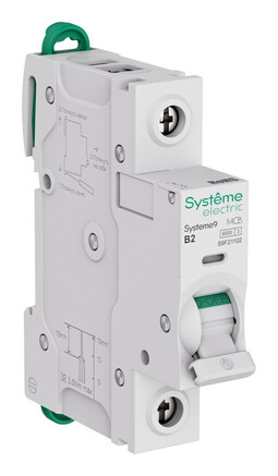 Автоматический выключатель Systeme9, 1полюс, 2А, B, 6кA