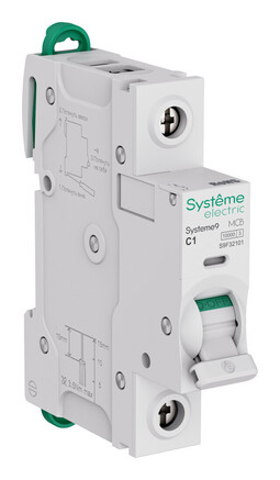 Автоматический выключатель Systeme9, 1полюс, 1А, C, 10 кА