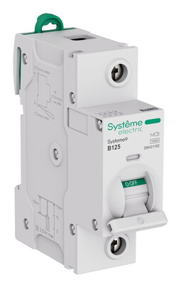 Автоматический выключатель Systeme9, 1полюс, 125А, B, 10 кА