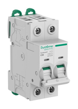 Автоматический выключатель Systeme9, 2полюса, 6А, C, 10 кА