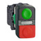 Кнопка двойная Schneider Electric Harmony 22 мм, IP66, Красный